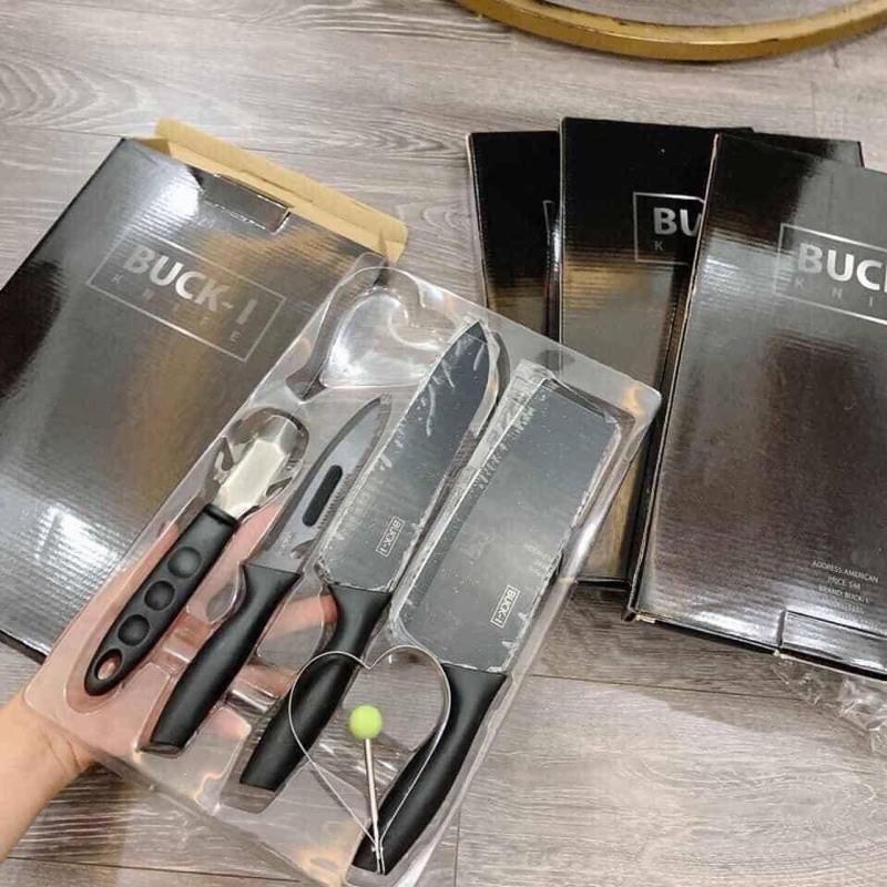 Bộ Dao Nhà Bếp- Bộ 5 Món- Dao Sắc Bén - Chuyên Nghiệp Cao Cấp