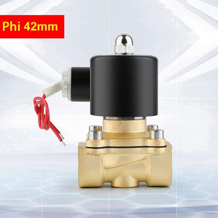 Van điện từ phi 42mm thường đóng tự động đóng mở nước bằng điện điện 220v