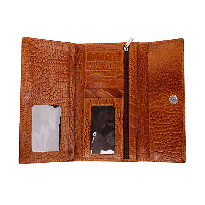 Ví Nữ Huy Hoàng HT3148 (9.5 x 19 cm) - Nâu