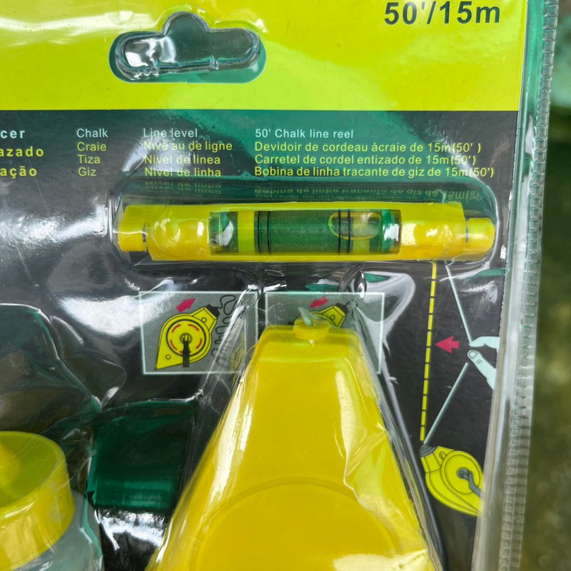 Trọn bộ Bật Mực thi công gồm dây 15m mực cân bằng