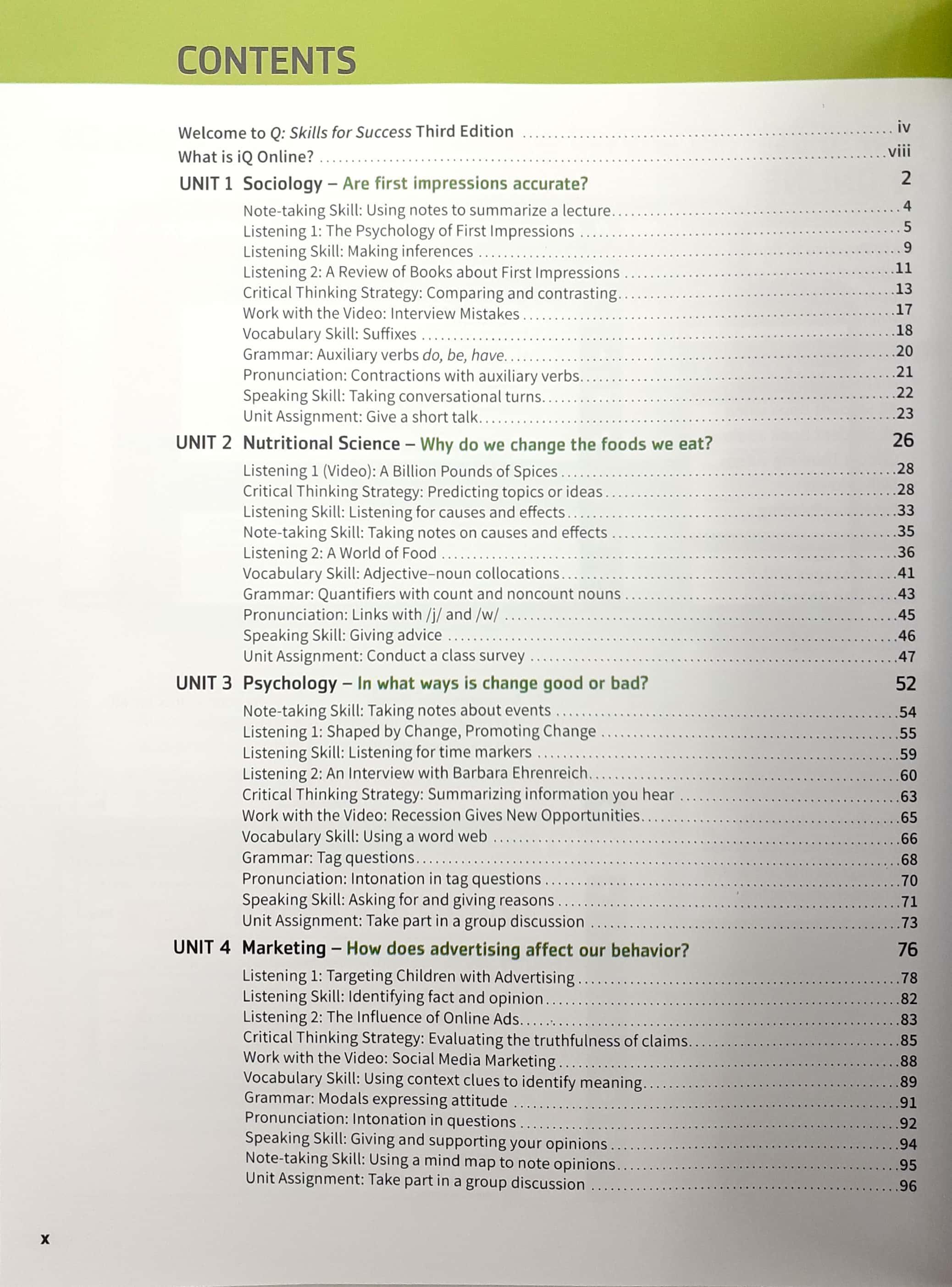 Sách ngoại văn: Sách Ngoại Văn - Q: Skills for Success 3rd Edition