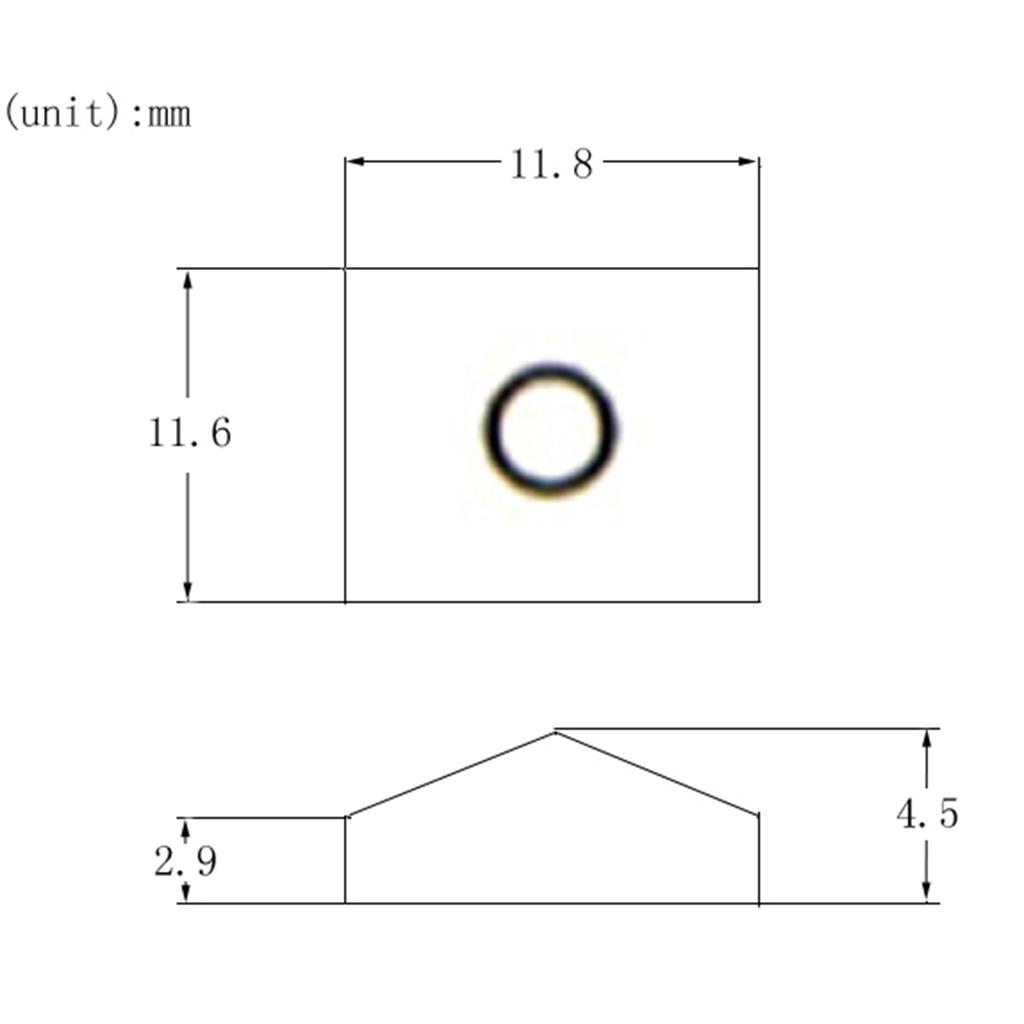 Sunnimix Đàn Guitar Điện Khóa Hạt Kẹp & Các Đầu Ốc Cho Tremolo Cầu Bạc + Đen