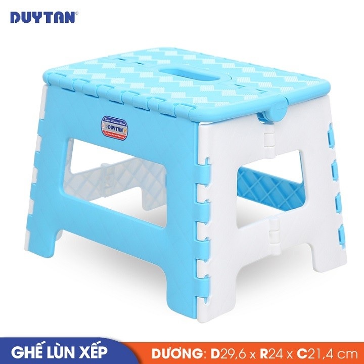 Ghế xếp lùn nhựa Duy Tân - 04748 - Giao màu ngẫu nhiên - Hàng chính hãng