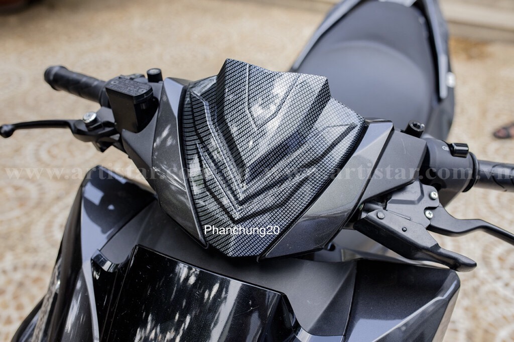 COMBO BỘ ỐP PHỤ KIỆN TRANG TRÍ DÙNG CHO ĐỜI XE VARIO 160cc - VARIO 2022 2023 CACBON )