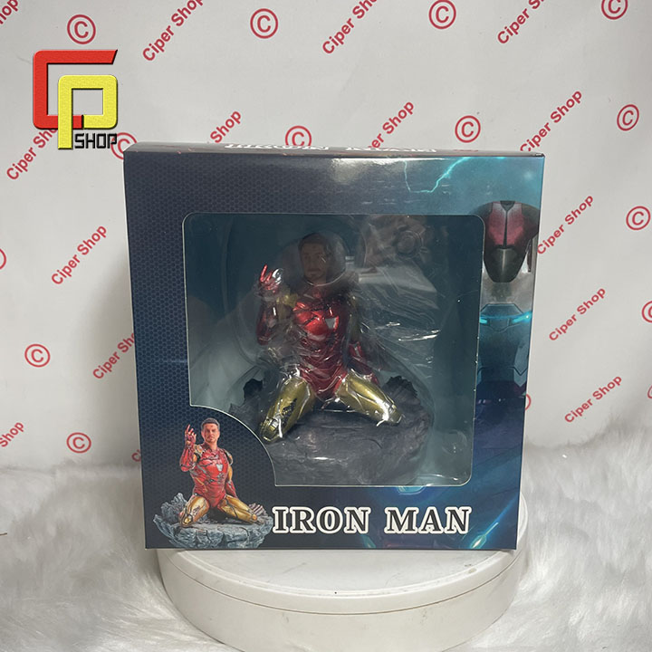 Mô hình Người Sắt End Game - Figure Iron Man siêu anh hùng