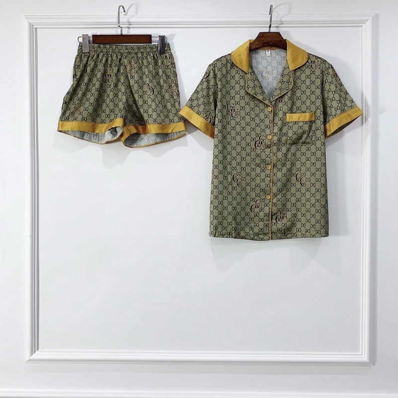 Pyjama Cộc Đùi Mặc Nhà Lụa Qc Thiết Kế Sang Chảnh