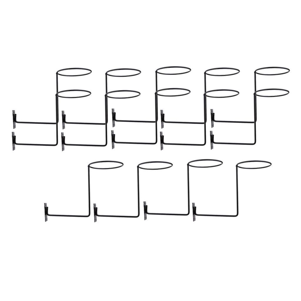14pcs Aluminum  Rack Wall Display Rack Storage Holder Motorcycle Motorbike
