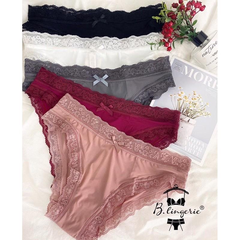 Quần Lót Thun Mềm Nữa Mông - B.Lingerie