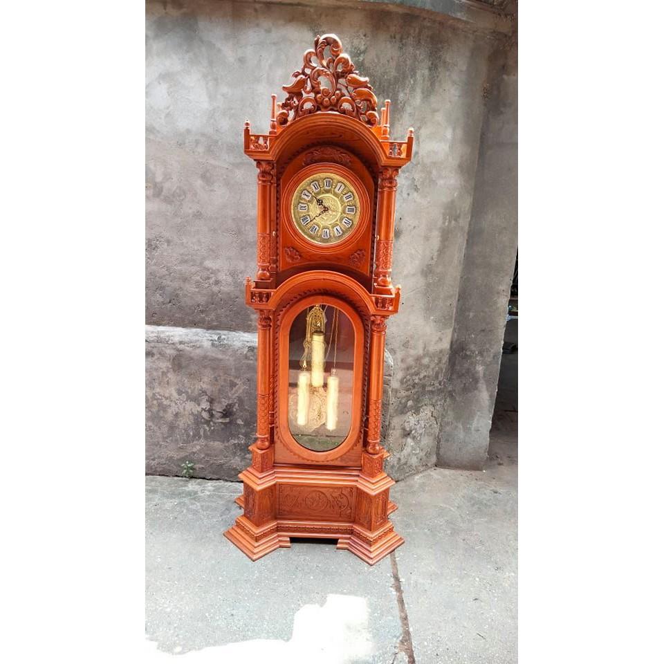 Đồng hồ tứ trụ gỗ hương đá