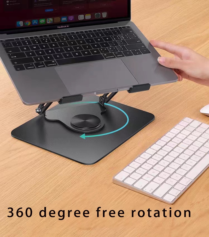 Giá Đỡ Laptop Bracket NewSteel Carbon Tản Nhiệt Và Gấp Gọn Di Động - Home and Garden