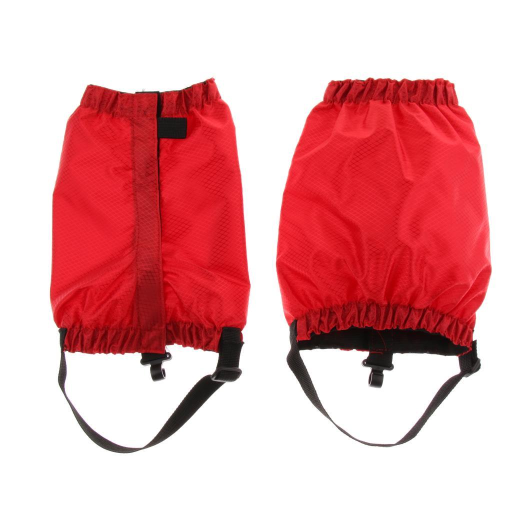 2 Pairs Outdoor Waterproof Walking Gaiters Snow Boots Cover