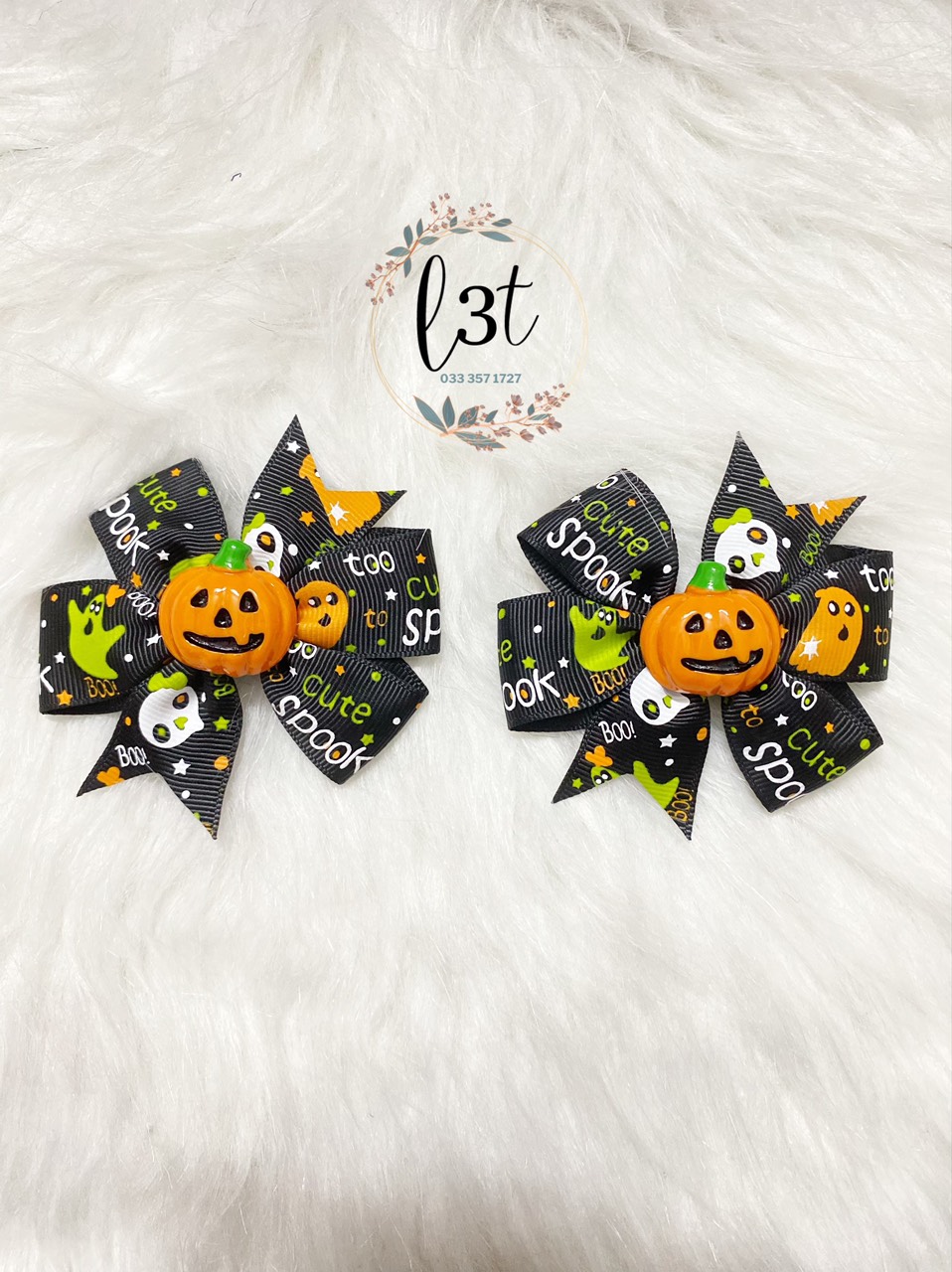 Kẹp tóc hóa trang halloween - 1 set 2 kẹp