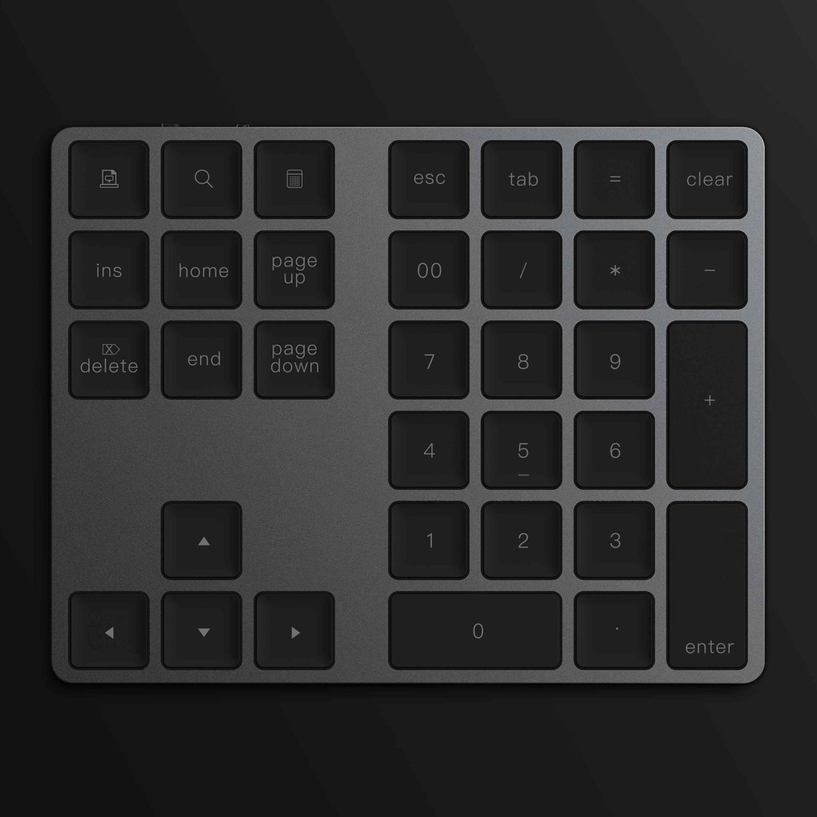 Mini Bluetooth Numeric Keypad Number Pad Accounting Wireless for PC Desktop