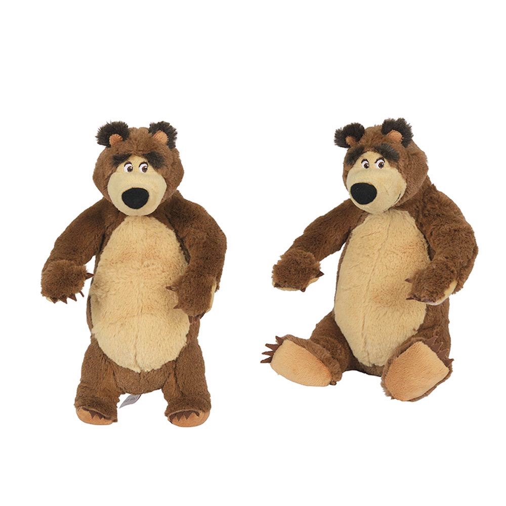 Đồ Chơi Gấu Bông Dành Cho Bé MASHA AND THE BEAR Masha Plush Bear 109301071 _ Giao 1 Con Gấu Bông Mẫu Ngẫu Nhiên - Đồ Chơi Simba Chính Hãng (25 cm) 