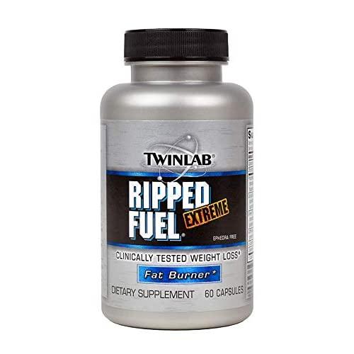 Twinlab Ripped Fuel 60 Capsules | Dietary Supplement for Weight Loss, Enhance Lean Muscle Mass.