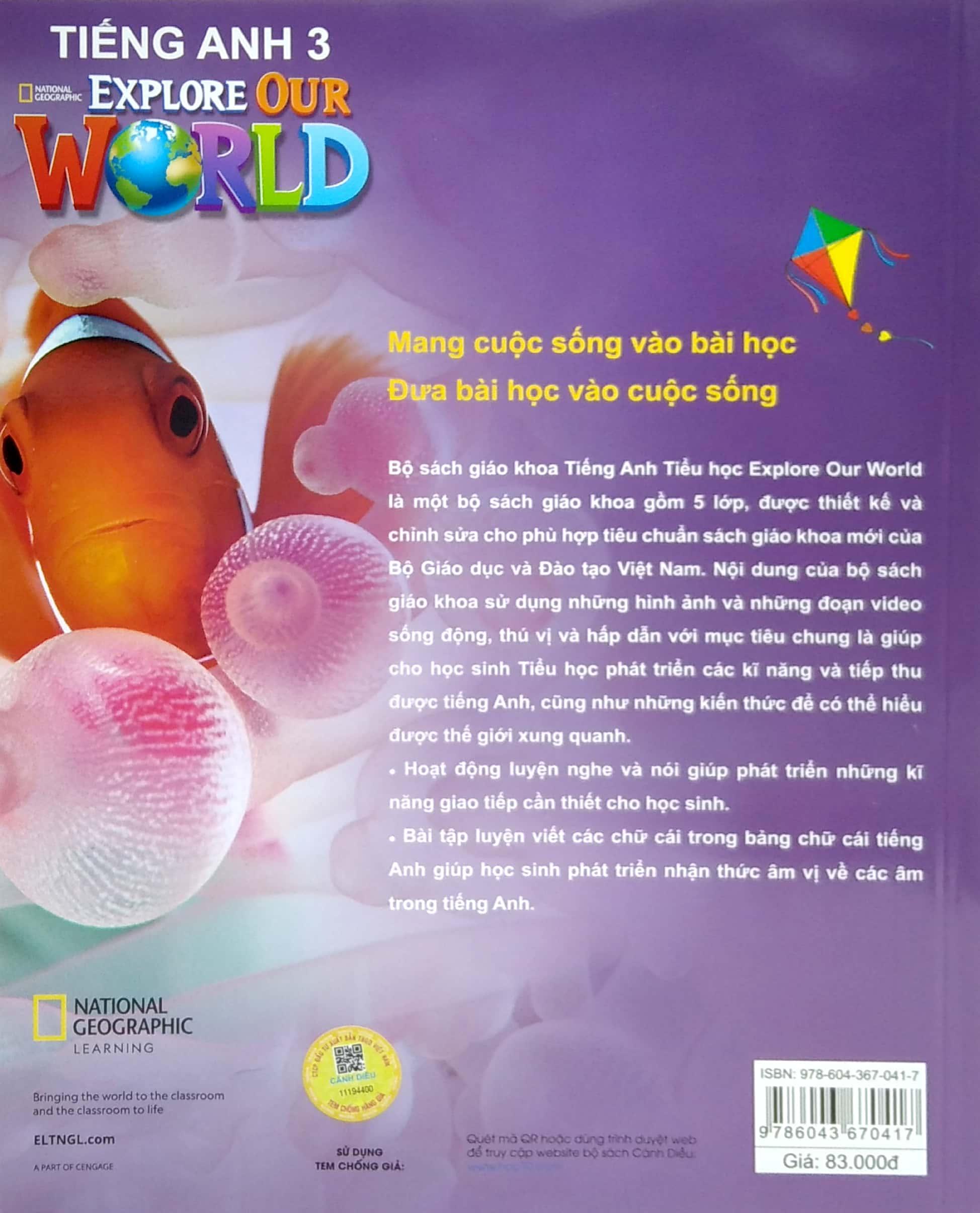 Tiếng Anh 3 - Explore Our World - Sách Bài Tập