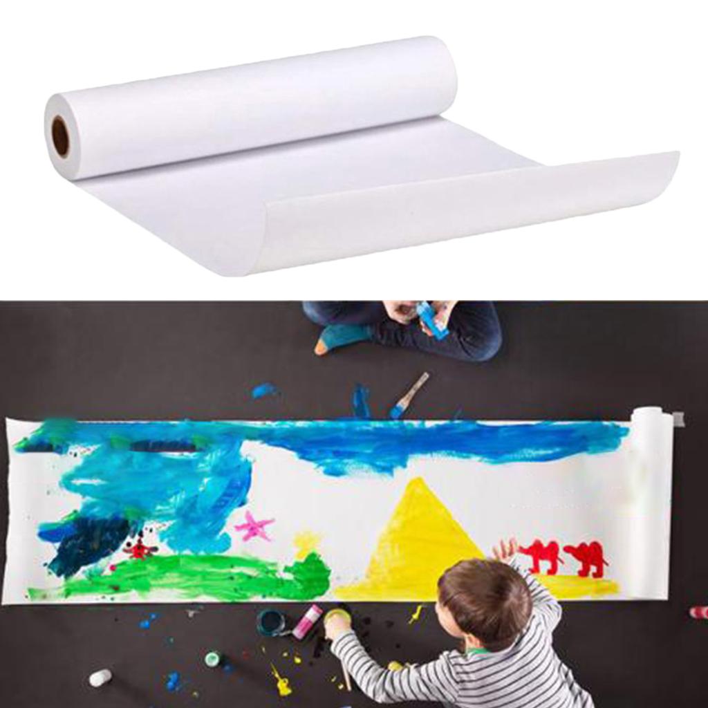 2pcs Drawing Sketching Coloring Painting Paper Art Craft Supply 45cmx25m