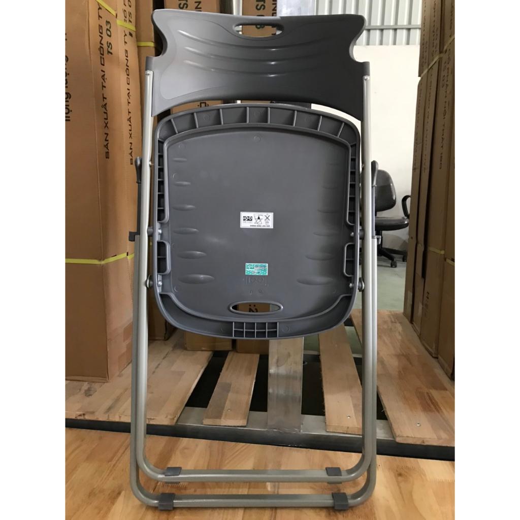 Ghế xếp gấp gọn văn phòng GG07-S khung thép sơn, mặt nhựa đúc bảo hành 12 tháng