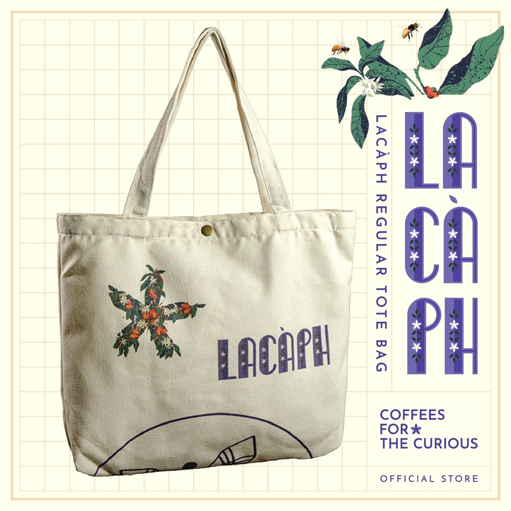 Túi Tote Nam Nữ Lacàph Vải Canvas