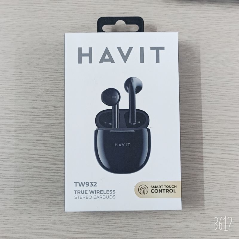 Tai Nghe Bluetooth Không Dây TWS HAVIT TW932 Bluetooth 5.2 - Âm Bass Tăng Cường, Driver 13mm - Hàng Chính Hãng