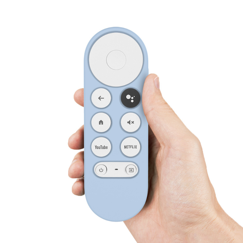 MỚI NHẤT Vỏ silicon mềm chống trượt cho điều khiển từ xa Chromecast Vỏ bảo vệ cho Google TV 2020 Điều khiển từ xa bằng giọng nói Màu sắc: Trắng