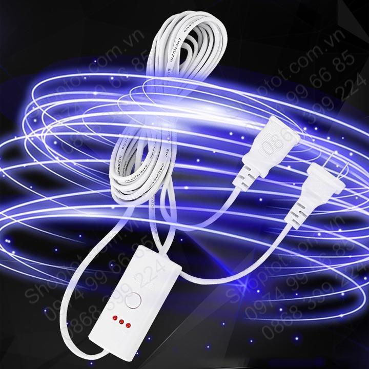 Ổ cắm điện kéo dài kiêm hẹn giờ tự tắt 2-4-8 giờ, dài 3.0m, loại có hoặc không có remote tùy chọn