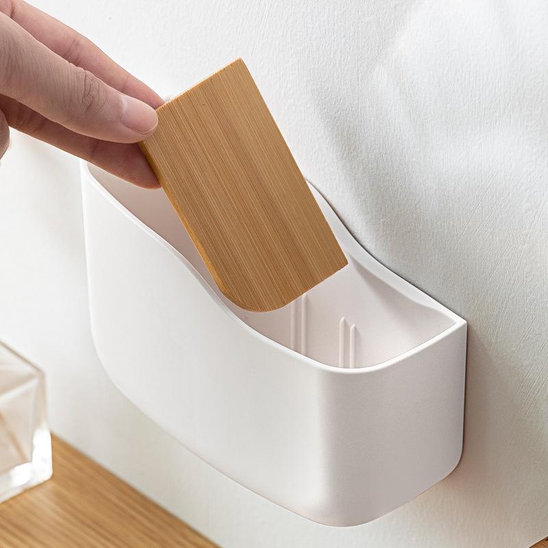 2 mảnh của bộ điều khiển điều khiển từ xa tự dính, Bộ điều khiển từ xa Hộp tổ chức khung cho người chơi phương tiện, bộ điều khiển, điện thoại di động sạc, màu trắng ngà