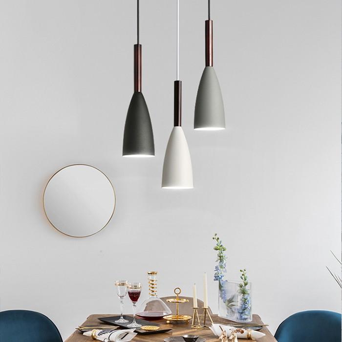 Đèn thả bàn ăn, phòng khách OSIAC 3 bóng ngang cao cấp kèm bóng LED chuyên dụng