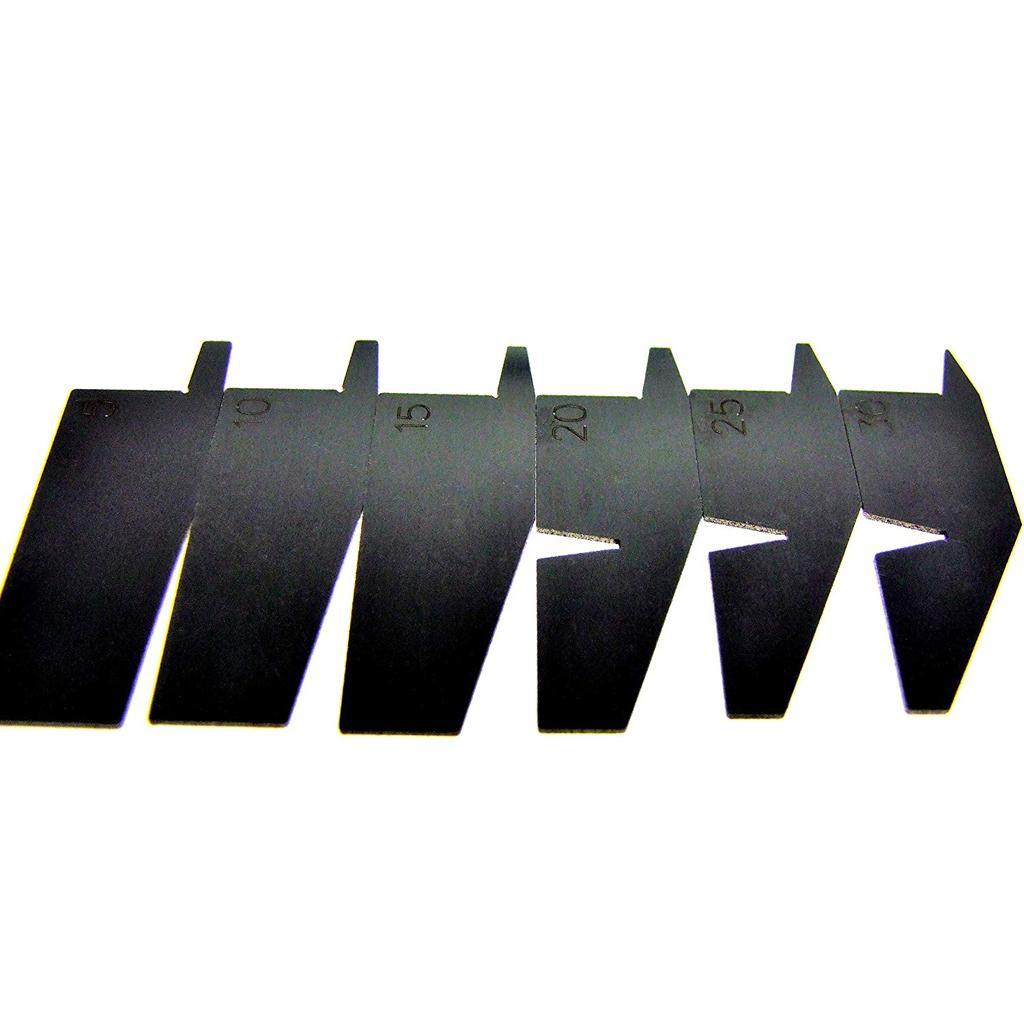 Stainless Steel Angle Gauge Gage Set 5-90⁰ 18 Pieces, Precision Measuring