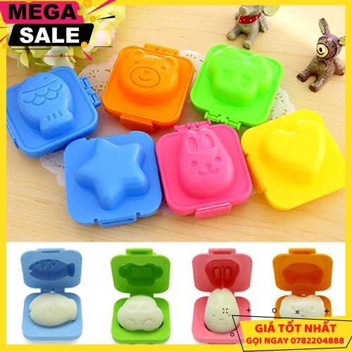 Set 6 Khuôn Làm Cơm Bento Giao Họa Tiết Ngẫu Nhiên - Giao Hàng Toàn Quốc