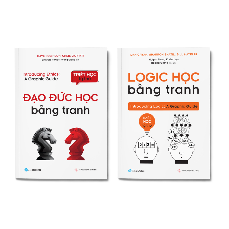 Combo 2 cuốn: Logic Học Bằng Tranh + Đạo Đức Học Bằng Tranh