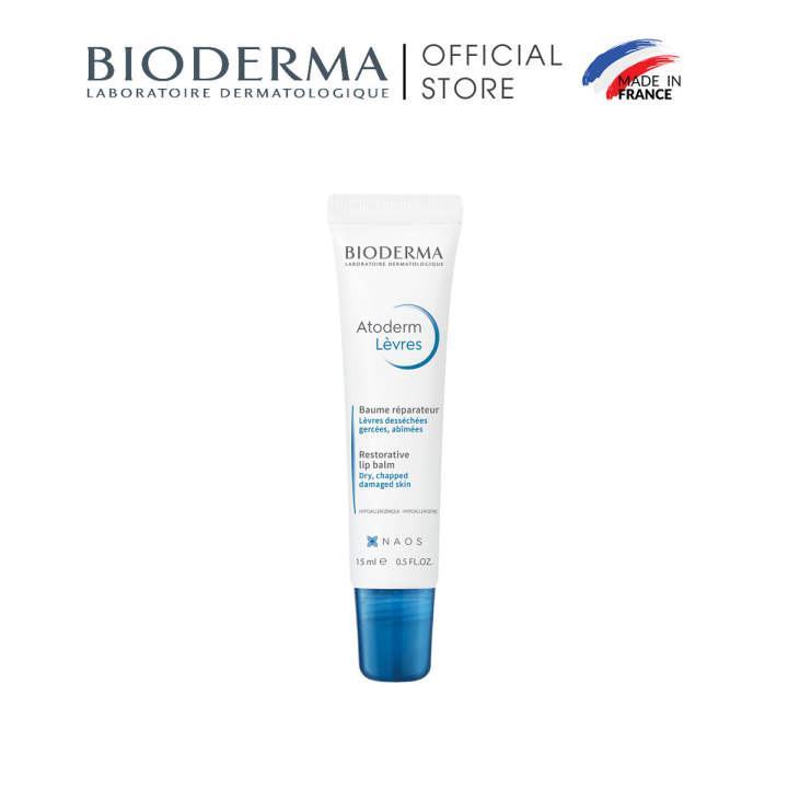 Son Dưỡng Môi Dạng Sáp Cấp Ẩm Chuyên Sâu Bioderma Atoderm Levres Baume Reparateur 15ml + Tặng Kèm Gương Hai Mặt Màu Ngẫu Nhiên