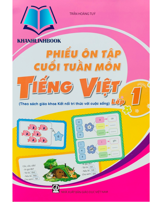 Sách - phiếu ôn tập cuối tuần môn tiếng việt 1