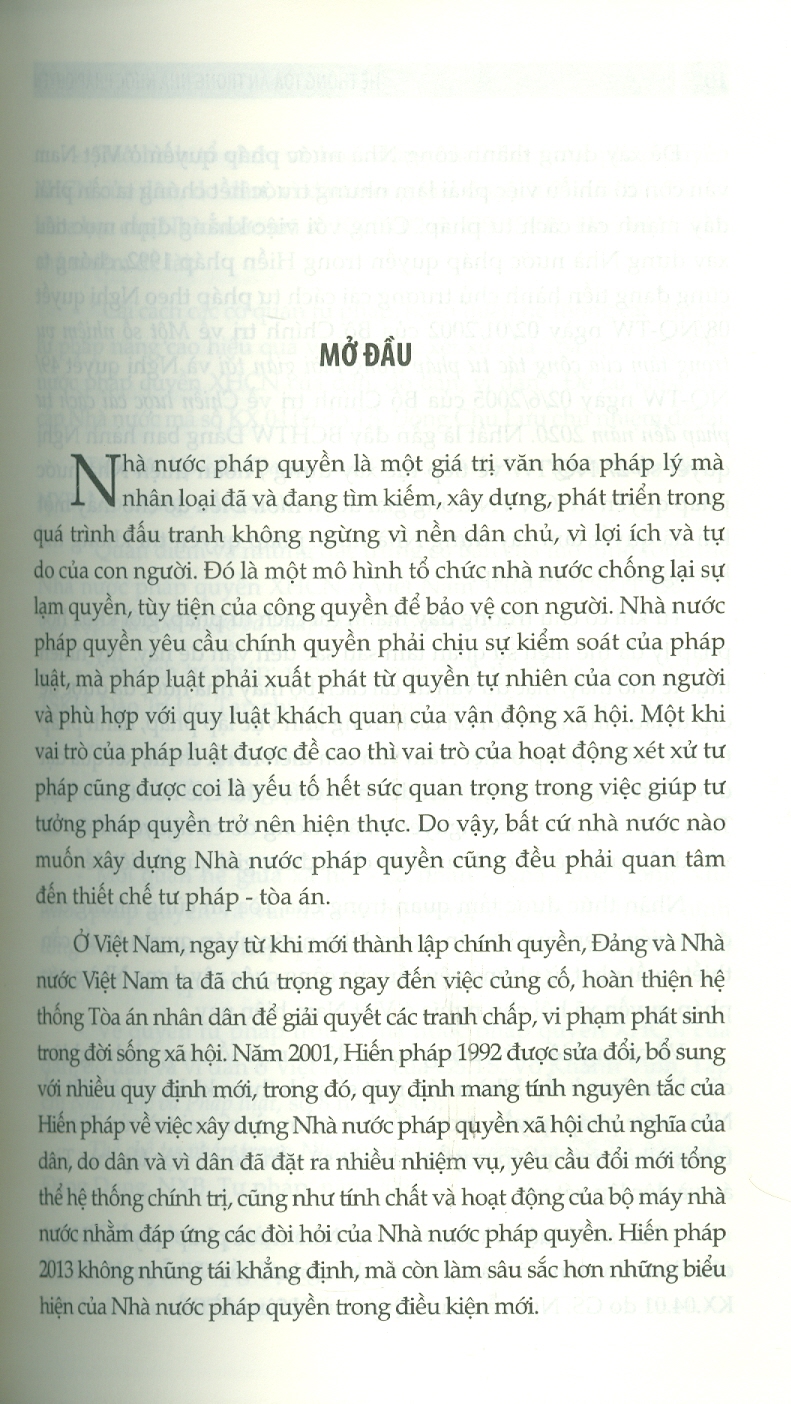 Hệ Thống Toà Án Trong Nhà Nước Pháp Quyền (Tái bản lần 1 có chỉnh sửa, bổ sung) - Nguyễn Đăng Dung (Chủ biên)