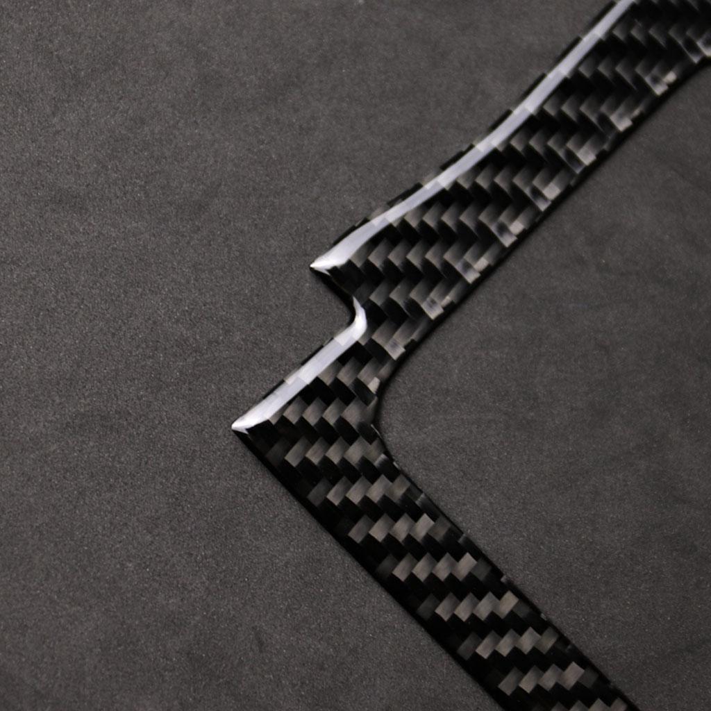 1Pc Gear Panel Protective Trim Carbon Fiber Sticker For W204