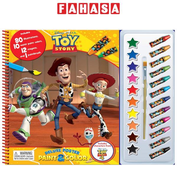 Disney Toy Story 4 Deluxe Poster Paint &amp; Color