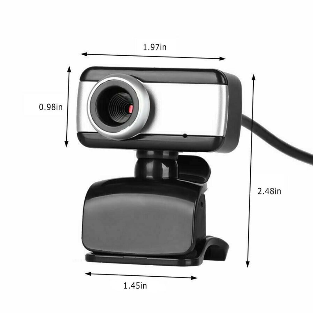 Rotatable HD Web Camera Cam Digital Webcam Camera USB2.0 CMOS With Microphone For PC Laptop