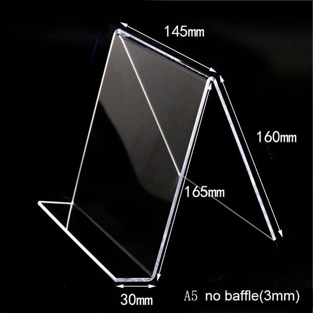 Kệ Mica, Acrylic, Giá trưng bày sách, album ảnh, dày 3mm - Vàng xuyên sángFS212