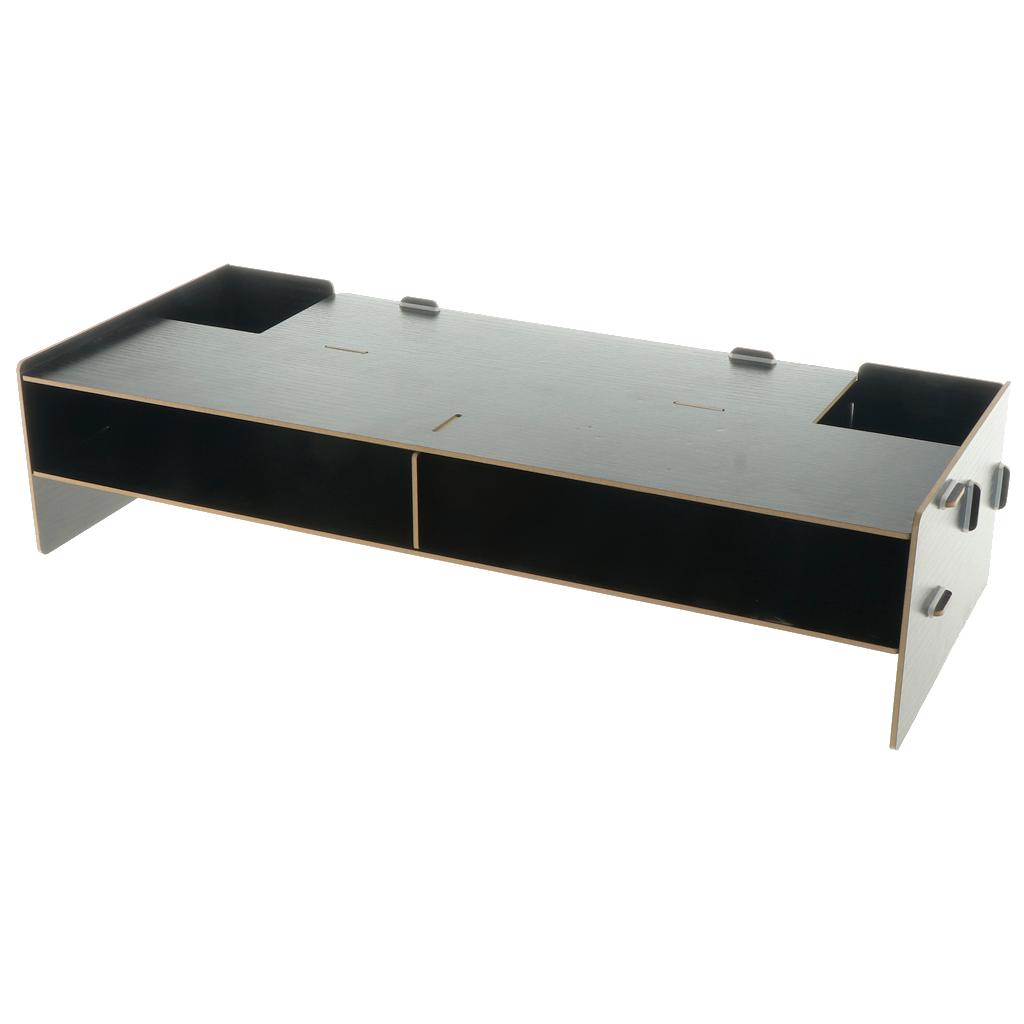 Computer Monitor Riser Speaker PC Laptop Screen Stand Desk Organizer