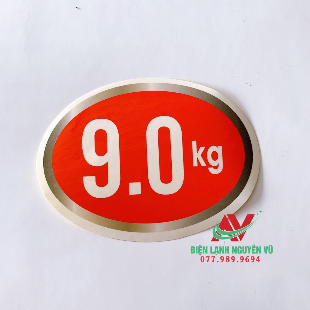 TEM MÁY GIẶT SỐ KG ĐỦ CÁC LOẠI