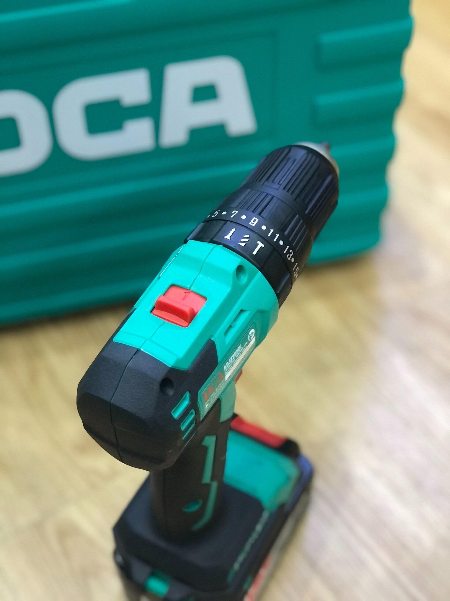 MÁY KHOAN BÚA KHÔNG CHỔI THAN DÙNG PIN 20V/2.0AHX1 DCA ADJZ2050IDM - HÀNG CHÍNH HÃNG
