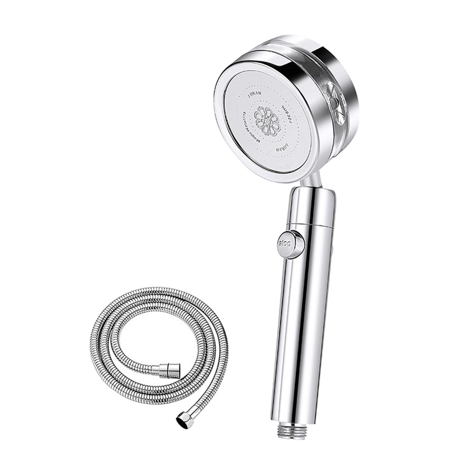 High Pressure Handheld Shower Head for Bathroom Silver