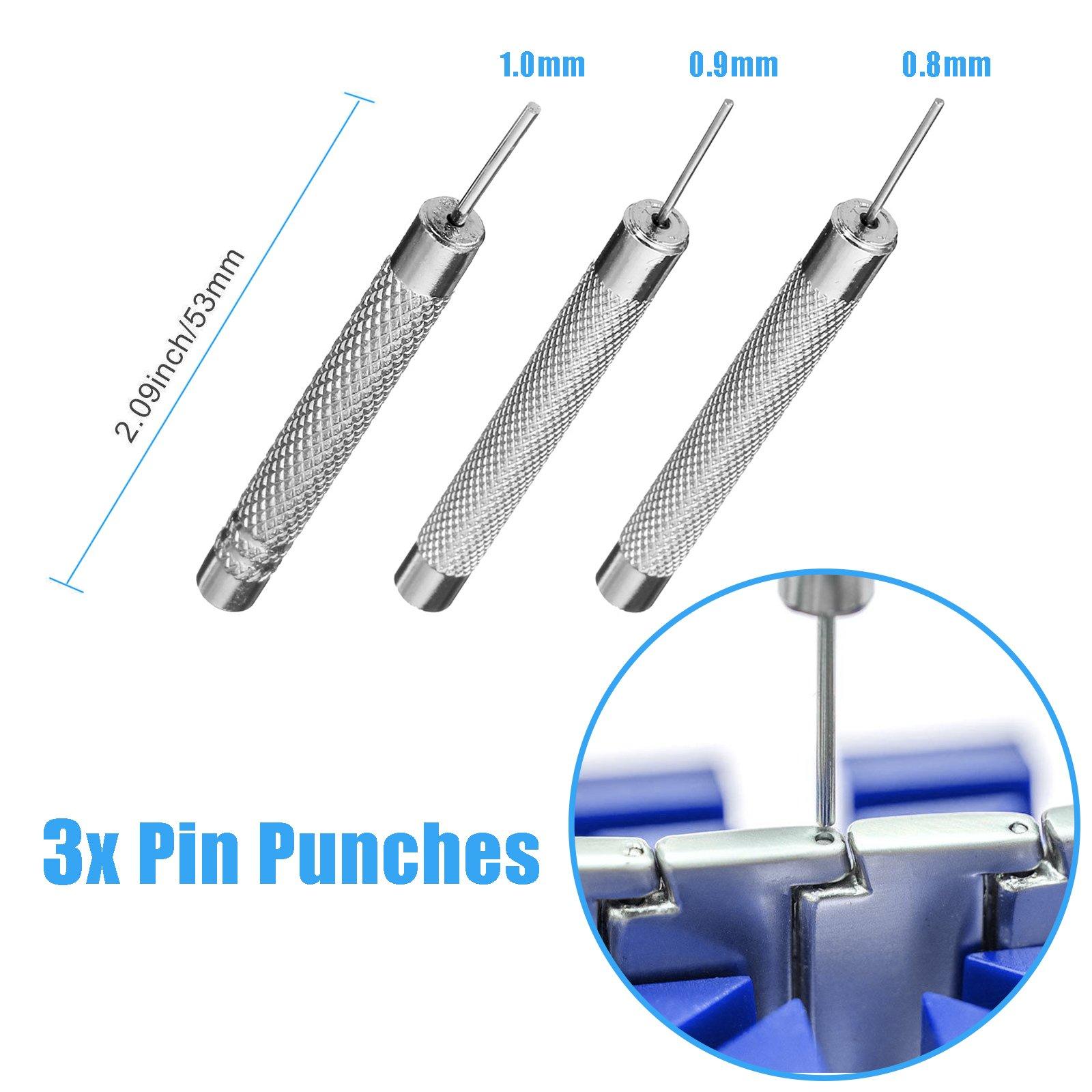 Bộ dụng cụ và công cụ sửa chữa đồng hồ với tuốc nơ vít để rút liên kết với bộ đồ sửa chữa vòng đeo tay Vòng đeo tay cho đồng hồ