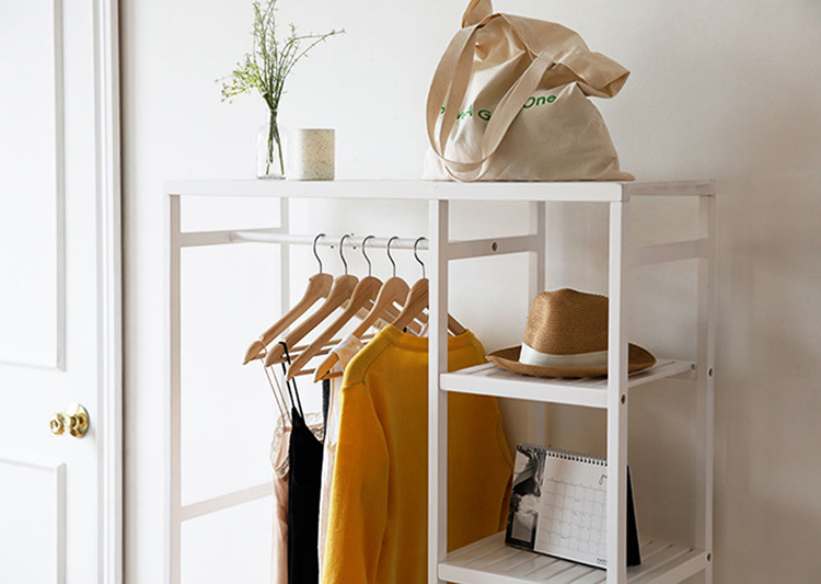 Kệ Treo Quần Áo Double Hanger Trắng Nội Thất Kiểu Hàn