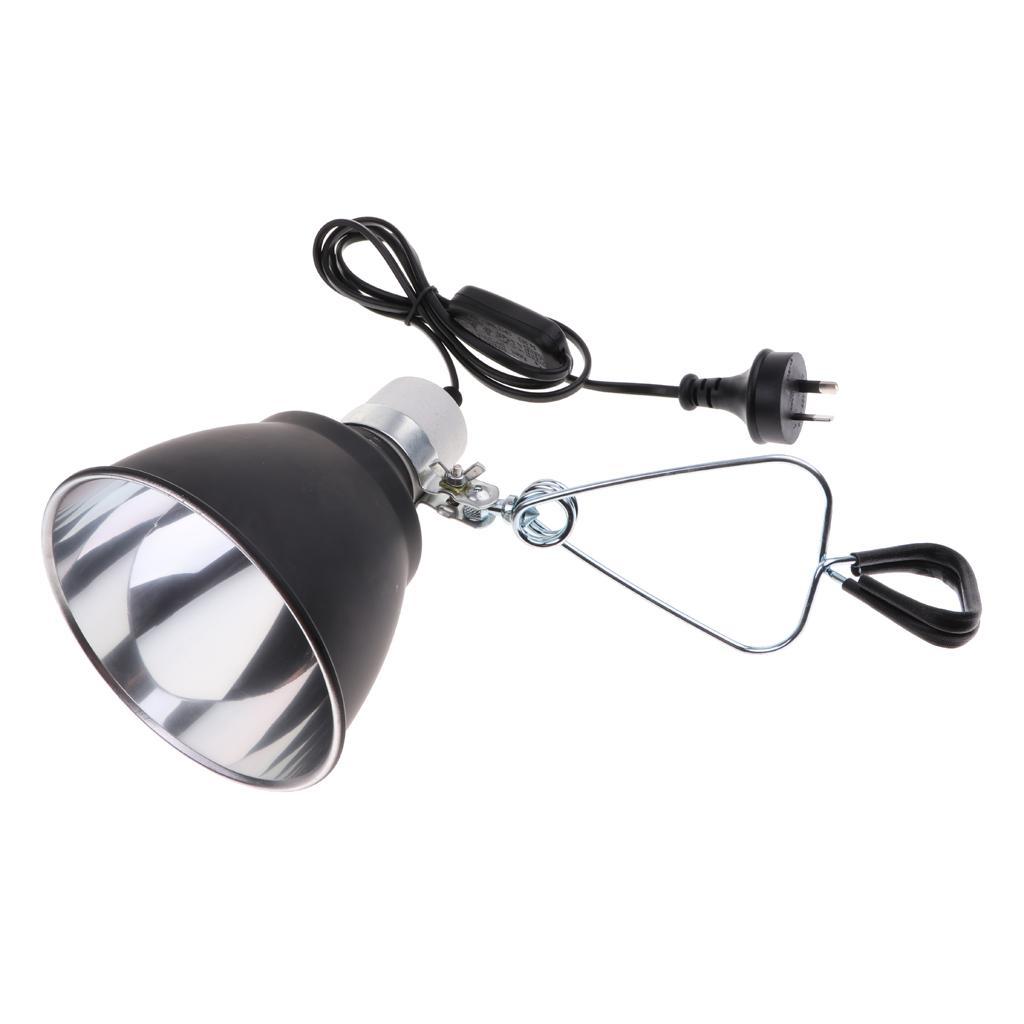 2pcs UVA UVB Light Bulb Reptile Heat Lamp Pet Heating Bulb Holder AU Plug