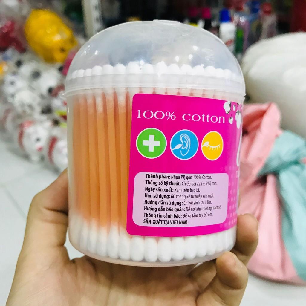 Hộp 200 Cây Bông Gòn Ráy Tai Làm Sạch Thư Giãn Hộp 200 cây