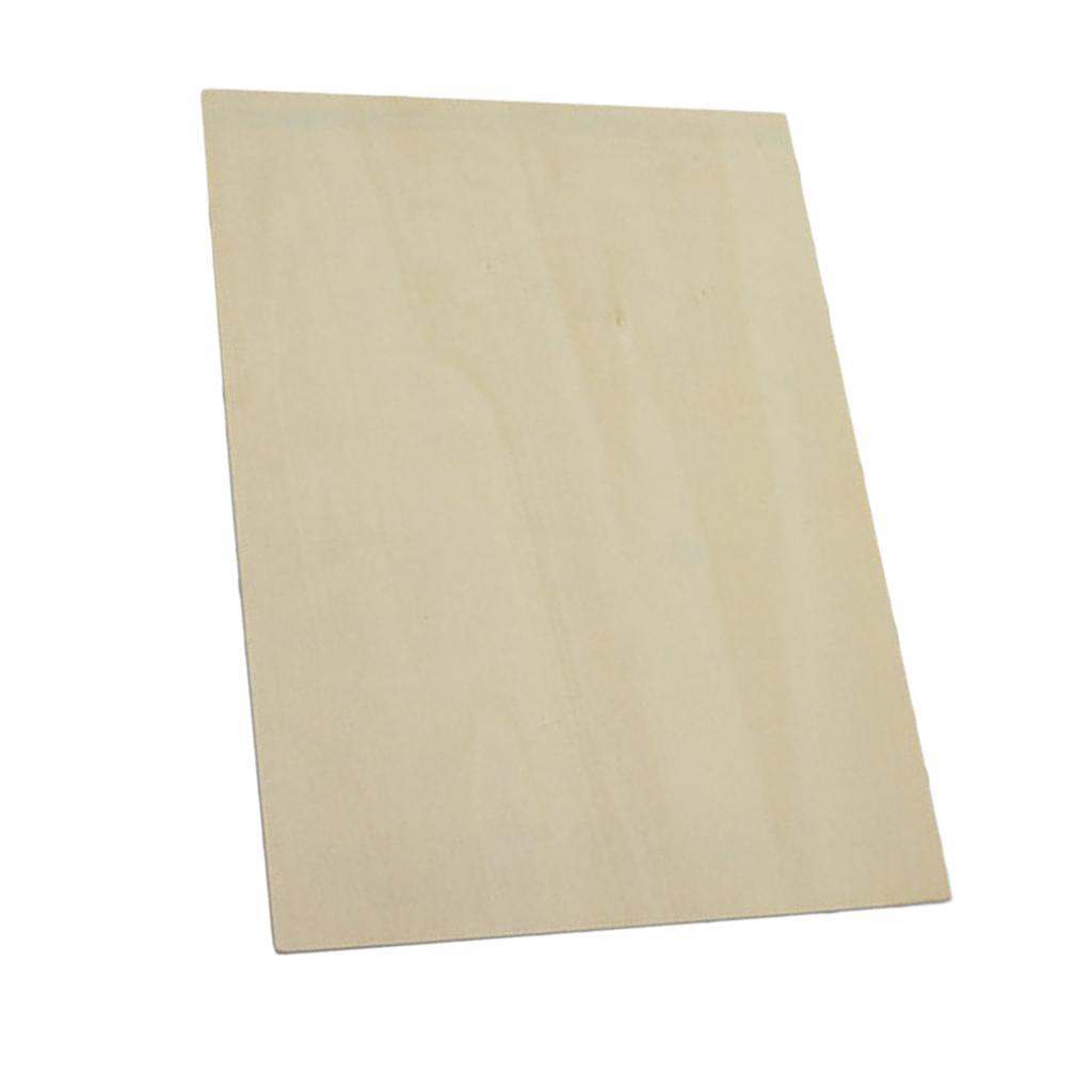 Plain Board Piece Unfinished Wood for DIY Cut Pyrography Craft