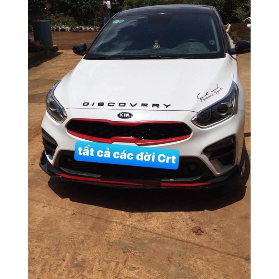 Lip Trước,Cản Trước Thể Thao Cerato 2015-2018,2019-2021 Nhựa ABS Cao Cấp Chống Va Đập Tốt Phía Dưới Có Gân Tăng Cứng