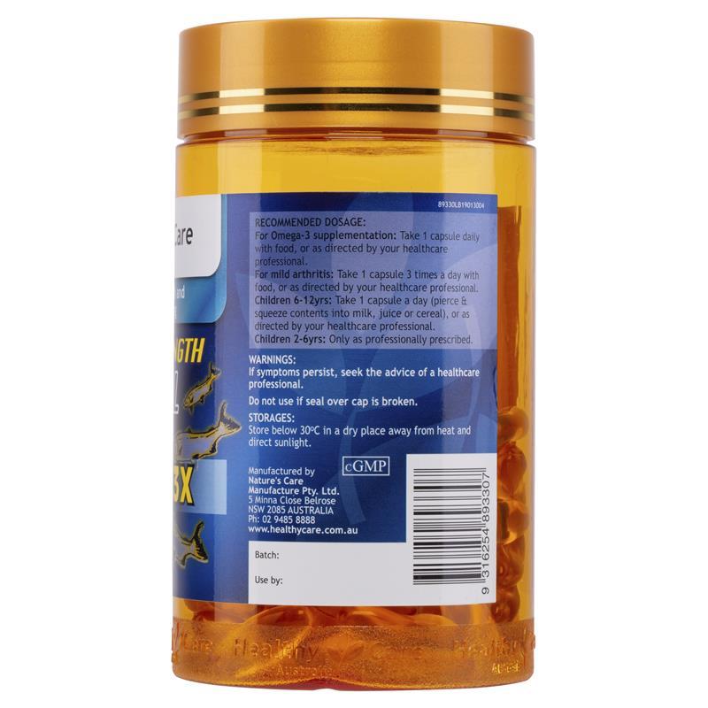 Healthy Care Triple Strength Fish Oil 150 Capsules