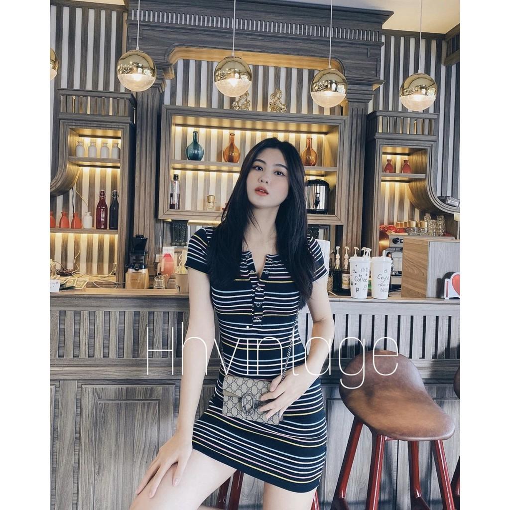 Đầm bấm tay ngắn